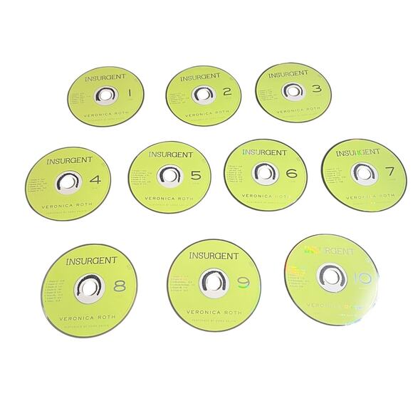 Divergent & Insurgent Set - Veronica Roth Unabridged Audiobook COMPLETE CD Lot - Picture 8 of 9